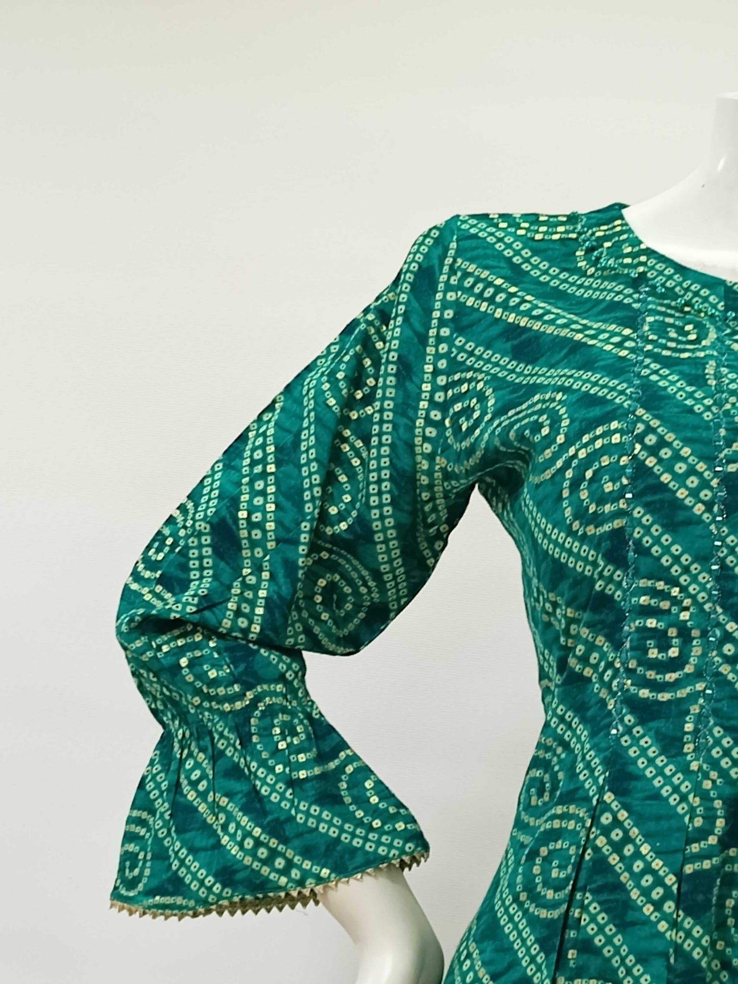 Keoshaa Printed Rayon Cotton Rama Colour Tunic Top
