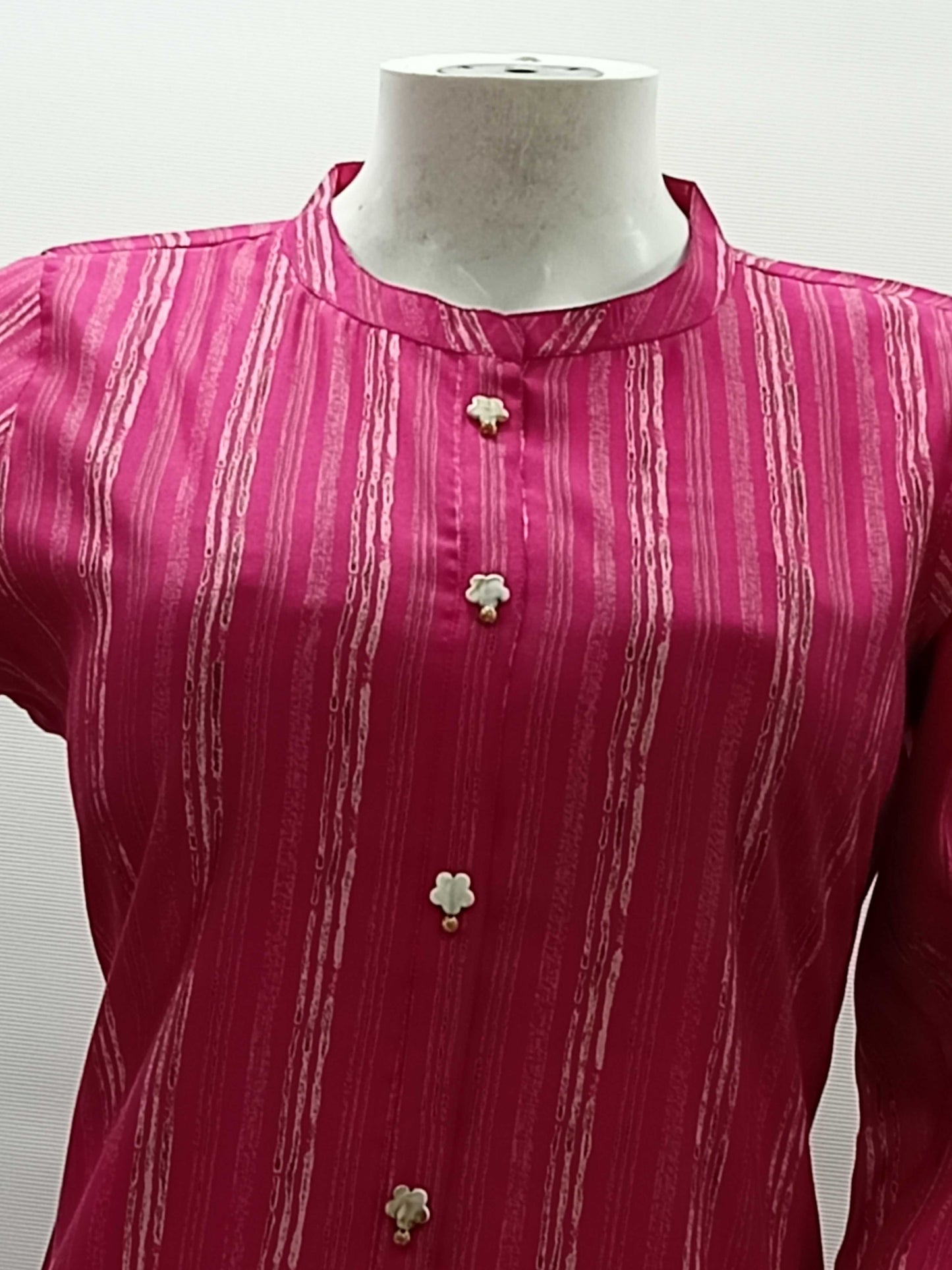 Keoshaa Printed Rani Colour Tunic Top